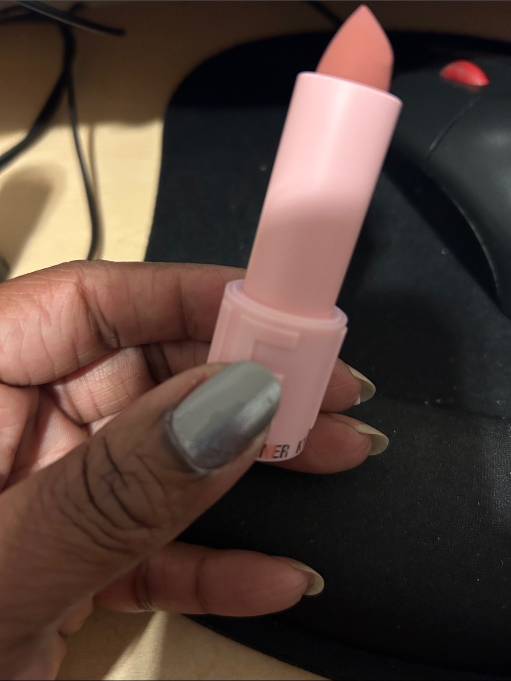 Creamy Pink Lipstick — Soft Pink Shade-kylir jenner color: up to no good